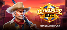 Badge Blitz<br/>
<br/>
Los forajidos huyen del sheriff en Badge Blitz.<br/>
<br/>
El Salvaje Oeste cobra vida en esta tragamonedas 5×3 con dos juegos de bonificación y un premio mayor de cinco niveles en juego. Entre los símbolos mejor pagados del juego se encuentran una gran cantidad de bandidos, pistoleras, carruajes y bolsas de dinero, así como comodines de caballos para ayudar a formar líneas ganadoras.<br/>
<br/>
Los símbolos de la insignia del sheriff también impregnan los carretes y consiguen al menos seis premios en el juego de bonificación Hold & Spin. Una vez que comienza la ronda, todas las insignias se convierten en símbolos de dinero y se otorgan tres giros iniciales. Durante esta ronda, los jugadores pueden conseguir símbolos de insignia adicionales o botes Mini, Menor, Mayor o Mega para restablecer el recuento de giros. Si se llenan todas las posiciones en el tablero, se otorga el gran premio mayor.<br/>
<br/>
También se puede activar una ronda de giros gratis al obtener al menos tres símbolos Scatter.<br/>
<br/>
Qué esperar:<br/>
<br/>
Los jugadores pueden ganar hasta ocho giros gratis<br/>
Con cada giro, todos los carretes excepto el primero pueden estar cubiertos completamente por un comodín expandido.<br/>
Con los símbolos de insignia que aparecen en el tablero durante los giros gratis, los jugadores también pueden activar la ronda Hold & Spin durante este bono.